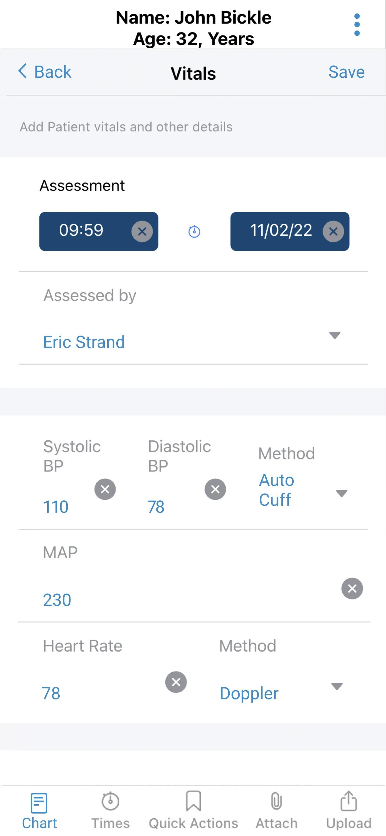 ZOLL emsCharts NOW screenshot